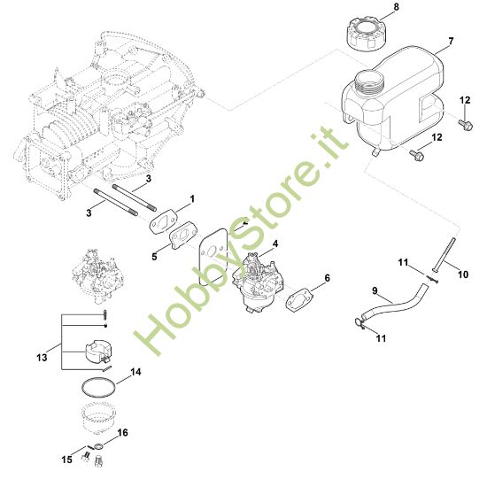 Picture of G - Sistema di alimentazione carburante EVC 200.0 (EVC200-0001)